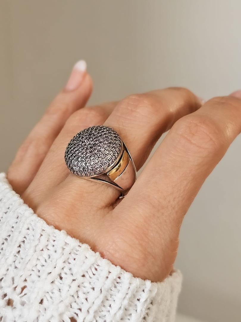 Anillo botón plano 🔴